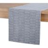 imageMartha Stewart Honeycomb Modern Farmhouse Reversible Table Runner Charcoal Grey 15quotx72quotBlue