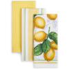imageMartha Stewart LintFree Kitchen Towel 3Pack Set Herbs 18quotx28quotLots of Lemons