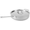 imageMartha Stewart Martha 8quot Triply Stainless Steel Saute Fry Pan wCeramic NonStick InteriorStainless w Ceramic Interior