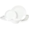 imageMartha Stewart Opalton 18 Piece Chip and Break Resistant Opal Glass Dinnerware Set