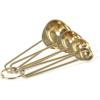 imageMartha Stewart Richburn 4 Piece Gold Stainless Steel Measuring Spoons SetGold