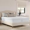 imageMartha Stewart SleepComplete Queen Mattress in a Box MediumFirm TripleAction Cooling Gel Memory Foam Mattress Removable Coolweave Jacquard Cover 12quot WhiteQueen