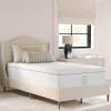 imageMartha Stewart SleepComplete Queen Mattress in a Box MediumPlush DualAction Cooling Gel Memory Foam Mattress Removable Coolweave Jacquard Cover 12quot WhiteWhite