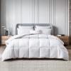 imageMartha Stewart Tencel LyocellCotton Blend White Goose Feather and Down Fiber Comforter  Medium Weight All Season Warmth  FullQueen SizeKing