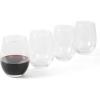 imageMartha Stewart Vivica 14 OZ Stemmed 4 Pack White Wine Glass Set18oz Stemless Wine Glass 4pack