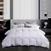 imageMartha Stewart White Down Feather Comforter Queen Size  600 Fill Power 100 Cotton Down Duvet Insert Made in USA All Season Medium Warmth Comforter with Corner Loops  90quot x 90quotWhiteAll Season