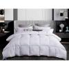 imageMartha Stewart White Down Feather Comforter Queen Size  600 Fill Power 100 Cotton Down Duvet Insert Made in USA All Season Medium Warmth Comforter with Corner Loops  90quot x 90quotWhiteLightweight