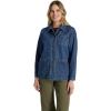 imageMartha Stewart Womens Chore Jacket  Lightweight Utility Coat Casual Outerwear Long Sleeve Work LayersVintage Wash