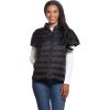 imageMartha Stewart Womens Puffy Down Vest Lightweight Casual Short Sleeve Vest Jacket Quilted Outerwear with PocketsBlack