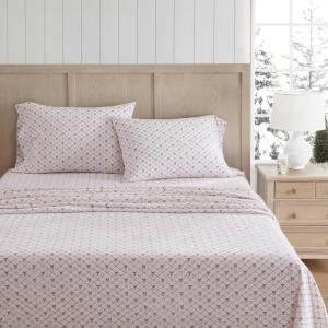 imageMartha Stewart  Flannel Sheets Full Size AntiPilling ampamp Wrinkle Resistant Cotton Touchably Soft for AllSeason Comfort  Bed Sheets with Matching Pillowcases ampamp Fitted Sheet Holiday Bows RedHoliday Bows Red