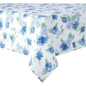 imageMartha Stewart Amber Floral Polyester Cotton Rectangle Tablecloth Single Pack BlueGreen 60quotx102quotBlue