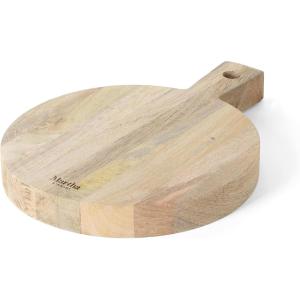imageMartha Stewart Kindale 14quot x 10quot Cutting Board  Round  Mango Wood14L x 10W