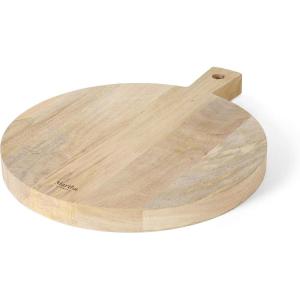 imageMartha Stewart Kindale 14quot x 10quot Cutting Board  Round  Mango Wood18L x 14W