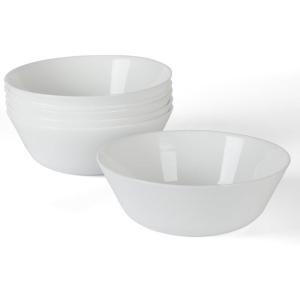 imageMartha Stewart Opalton 6 Piece 6 Inch Bowls Lightweight Chip and Break Resistant SoupCereal Bowl