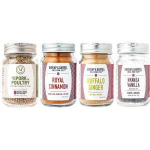 imageMartha Stewart Pork ampamp Poultry Seasoning  Marthas Own Spice Blend Made with Single Origin Herbs and Spices from Burlap ampamp Barrel  Perfect for Seasoning Roast Chicken and Pork  14 oz Glass Jar4Spice Essentials Set