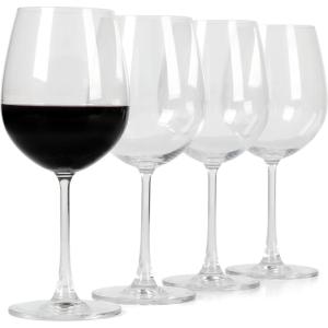 imageMartha Stewart Vivica 14 OZ Stemmed 4 Pack White Wine Glass Set20oz Red Wine Glass 4pack