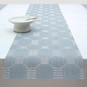 imageMartha by Martha Stewart  Chilewich Coverlet Table Runner in Abalone  Easy Care Woven Textile  IndoorOutdoor  StainFade Resistant  14quot x 72quotSea