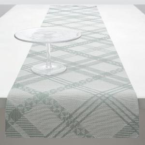 imageMartha by Martha Stewart  Chilewich Ribbons Table Runner in Wheat  Easy Care Woven Textile  IndoorOutdoor  StainFade Resistant  14quot x 72quotAbalone