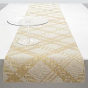 imageMartha by Martha Stewart  Chilewich Ribbons Table Runner in Wheat  Easy Care Woven Textile  IndoorOutdoor  StainFade Resistant  14quot x 72quotWheat