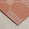 imageChilewich Martha by Martha Stewart Coverlet Rug in Burnt Coral  23quotx36quot  Easy Care  Premium IndoorOutdoor Floor Mat for Entry Kitchen Bath Pool with NonSlip BackingBurnt Coral