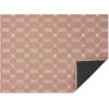 imageChilewich Martha by Martha Stewart Coverlet Rug in Burnt Coral  23quotx36quot  Easy Care  Premium IndoorOutdoor Floor Mat for Entry Kitchen Bath Pool with NonSlip BackingBurnt Coral