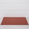 imageChilewich Martha by Martha Stewart Heathered Shag Runner in Wheat  2x6  Easy Care  Premium IndoorOutdoor Tufted Rug for Entry Kitchen Bath Pool with Weatherproof BackingBurnt Coral