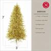 imageMartha Stewart 5 Foot Silver Tinsel Christmas Tree with Clear LightsGold