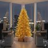 imageMartha Stewart 5 Foot Silver Tinsel Christmas Tree with Clear LightsGold