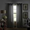 imageMartha Stewart Beige Room Darkening Curtains Textured Lined Grommet Window Curtain Panel Pair Sutter Set of 2 84quot SandOlive