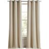 imageMartha Stewart Beige Room Darkening Curtains Textured Lined Grommet Window Curtain Panel Pair Sutter Set of 2 84quot SandSand