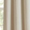 imageMartha Stewart Beige Room Darkening Curtains Textured Lined Grommet Window Curtain Panel Pair Sutter Set of 2 84quot SandSand