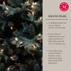 imageMartha Stewart Blue Spruce PreLit Artificial Christmas Tree 65 Feet Multicolored LightsClear White Lights