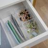 imageMartha Stewart Brody Desktop Storage Organizer Stack and Slide Plastic Organizer Tray Organizer for Office Kitchen or Vanity 1S 1M 1L2S  1M