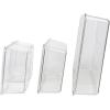 imageMartha Stewart Brody Plastic Storage Organizer Bins with Lids for Home Office Kitchen or Bathroom 4 Pack 2Small1Medium 1 Large ClearWhiteSet of 1