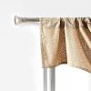 imageMartha Stewart Chenille Stitch Trumpet Valance CamelCamel
