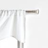 imageMartha Stewart Chenille Stitch Trumpet Valance CamelWhite