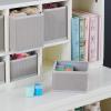 imageMartha Stewart Crafting Kids Cubby Organizer  Linen White Wooden Tabletop Art Storage with Removable Bins  Cube ShelvingCreamy White