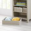 imageMartha Stewart Crafting Kids Open Storage  Gray Wooden Shelving with Bins for Art Supplies SingleSided Organization with CompartmentsGrey