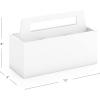 imageMartha Stewart Crafting Kids Wall Caddy  Linen White Arts and Crafts Supply Storage Lightweight Wooden CaddyLinen White