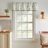 imageMartha Stewart Daisy 3Piece Window Curtain Valance and Tiers Set GreenGreen