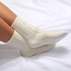 imageMartha Stewart Fuzzy Socks For Women Warm And Cozy For Winter Perfect For Home CableIvoryWinter Sky