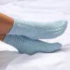 imageMartha Stewart Fuzzy Socks For Women Warm And Cozy For Winter Perfect For Home CableIvoryWinter Sky