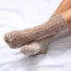imageMartha Stewart Fuzzy Socks For Women Warm And Cozy For Winter Perfect For Home CableSilver GreyPowder Pink