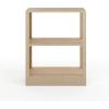 imageMartha Stewart Kayden Home Office Modular 2Tier Bookshelf with Open Storage and 2 Shelves in BlackLight Natural