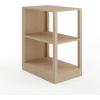 imageMartha Stewart Kayden Home Office Modular 2Tier Bookshelf with Open Storage and 2 Shelves in BlackLight Natural