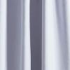 imageMartha Stewart Lido Linen Blackout Foam Lined Rod PocketBack Tab Window Curtain Panel Pair 95quot WhiteGrey