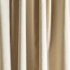 imageMartha Stewart Lido Linen Blackout Foam Lined Rod PocketBack Tab Window Curtain Panel Pair 95quot WhiteLinen