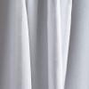 imageMartha Stewart Lido Linen Blackout Foam Lined Rod PocketBack Tab Window Curtain Panel Pair 95quot WhiteWhite