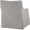 imageMartha Stewart London Swivel Chair  Solid Wood ampamp Plywood Skirted Metal Base Accent Armchair Lumbar Pillow Modern Classic Family Room Sofa Furniture Bedroom Lounge 28quotX315quotX3525quot GreyGrey