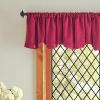 imageMartha Stewart Lucca Velvet Lined Scallop Window Curtain 50quot W x 18quot L Valance Loden GreenPomegranate